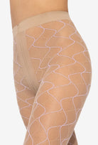 Rajstopy wzorzyste Mosaica wz. 03