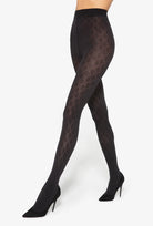 Rajstopy wzorzyste z mikrofibry Loretta wz. 134