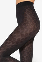 Rajstopy wzorzyste z mikrofibry Loretta wz. 134