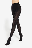 Rajstopy z geometrycznym wzorem Loretta wz. 146