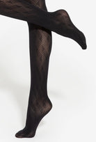 Rajstopy z geometrycznym wzorem Loretta wz. 146