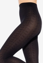 Rajstopy z geometrycznym wzorem Loretta wz. 152