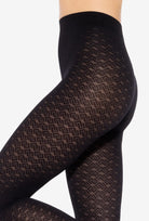 Rajstopy z geometrycznym wzorem Loretta wz. 154