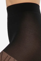 Rajstopy z geometrycznym wzorem Modern wz. 02