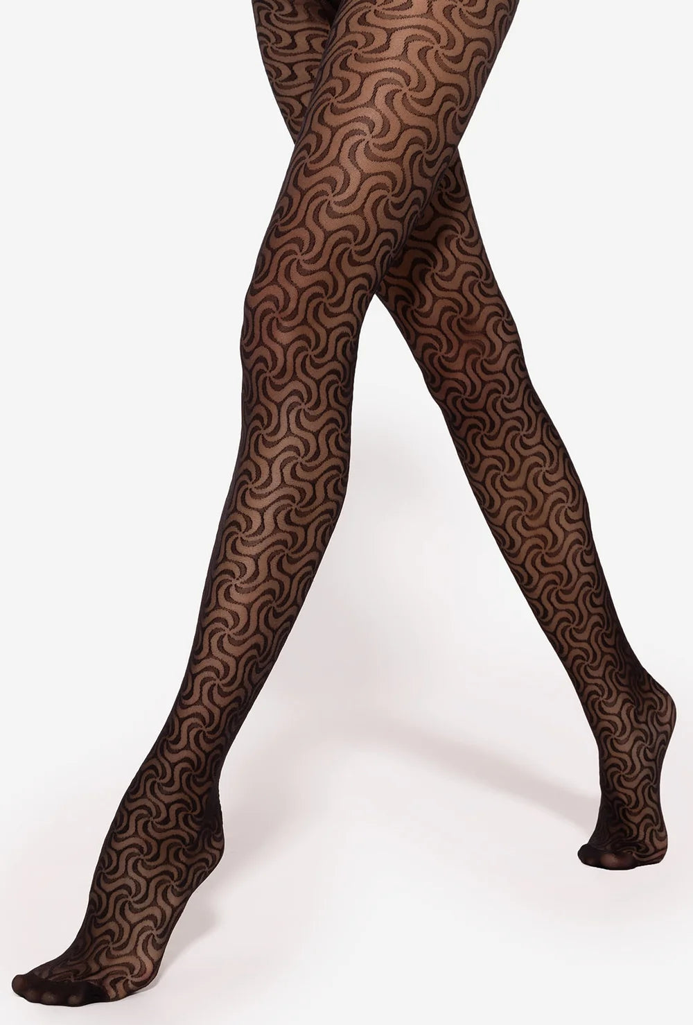 Rajstopy z geometrycznym wzorem Mosaica wz. 02 - Gatta