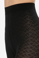 Rajstopy z geometrycznym wzorem Odetta wz. 02