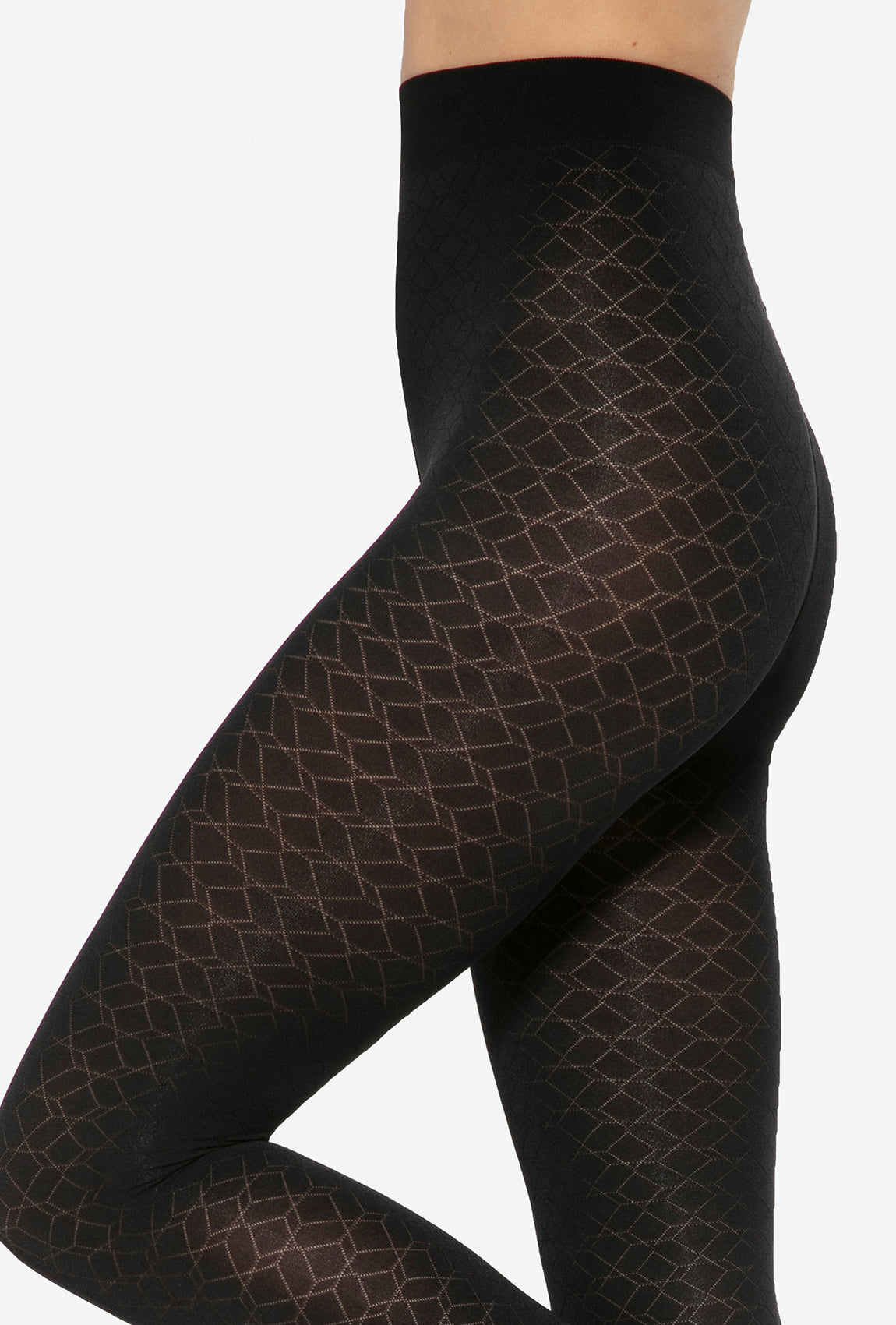 Rajstopy z geometrycznym wzorem Odetta wz. 02 - Gatta