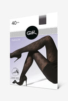 Rajstopy z geometrycznym wzorem Optica wz. 01