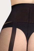 Rajstopy damskie imitujące pończochy Girl-up  wz. 01