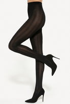 Rajstopy ze wzorem w jodełkę Odetta wz. 03