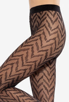 Rajstopy ze zwierzęcym printem Tracy wz. 02