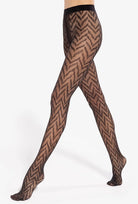 Rajstopy ze zwierzęcym printem Tracy wz. 02