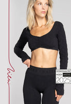 Czarny rashguard Monogram z kolekcji Zień x Gatta