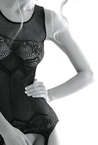 Bodystocking koronkowe Red Rose wz. 01