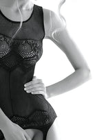 Bodystocking koronkowe Red Rose wz. 01