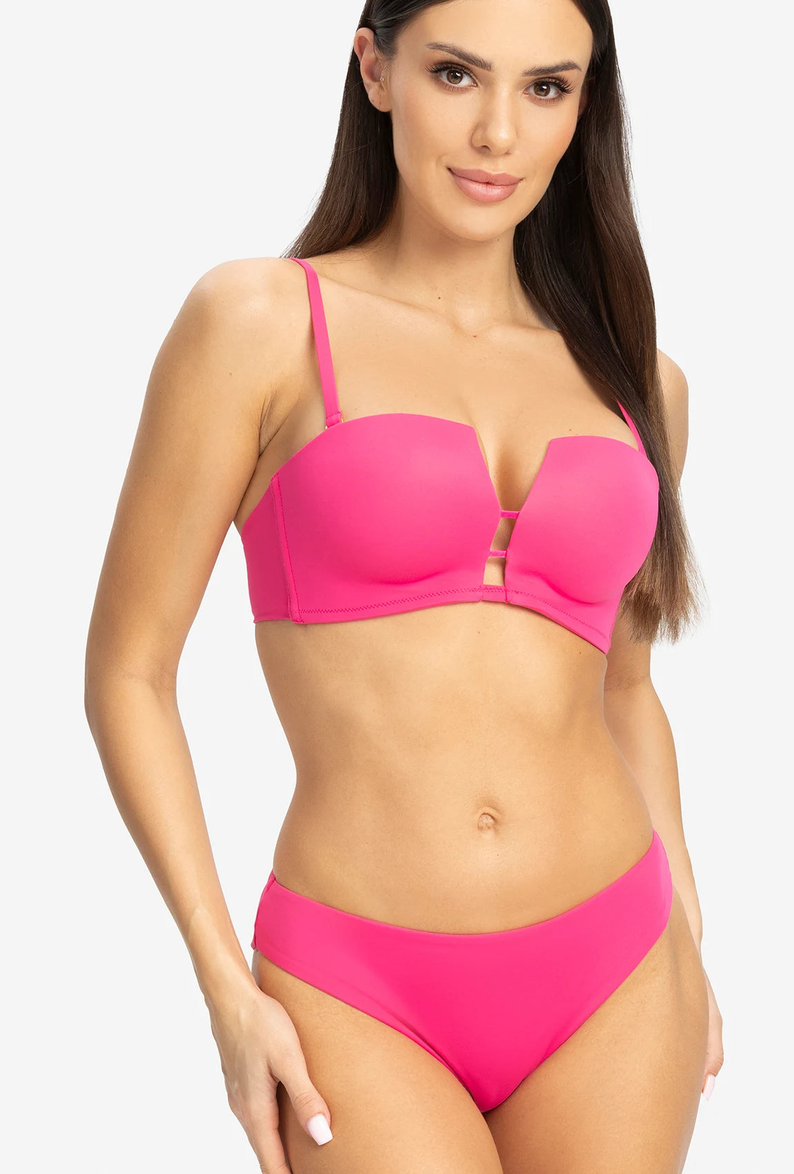 Różowy dół od bikini Riva - Gatta