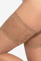 Koronkowe pończochy samonośne Michelle wz. 03