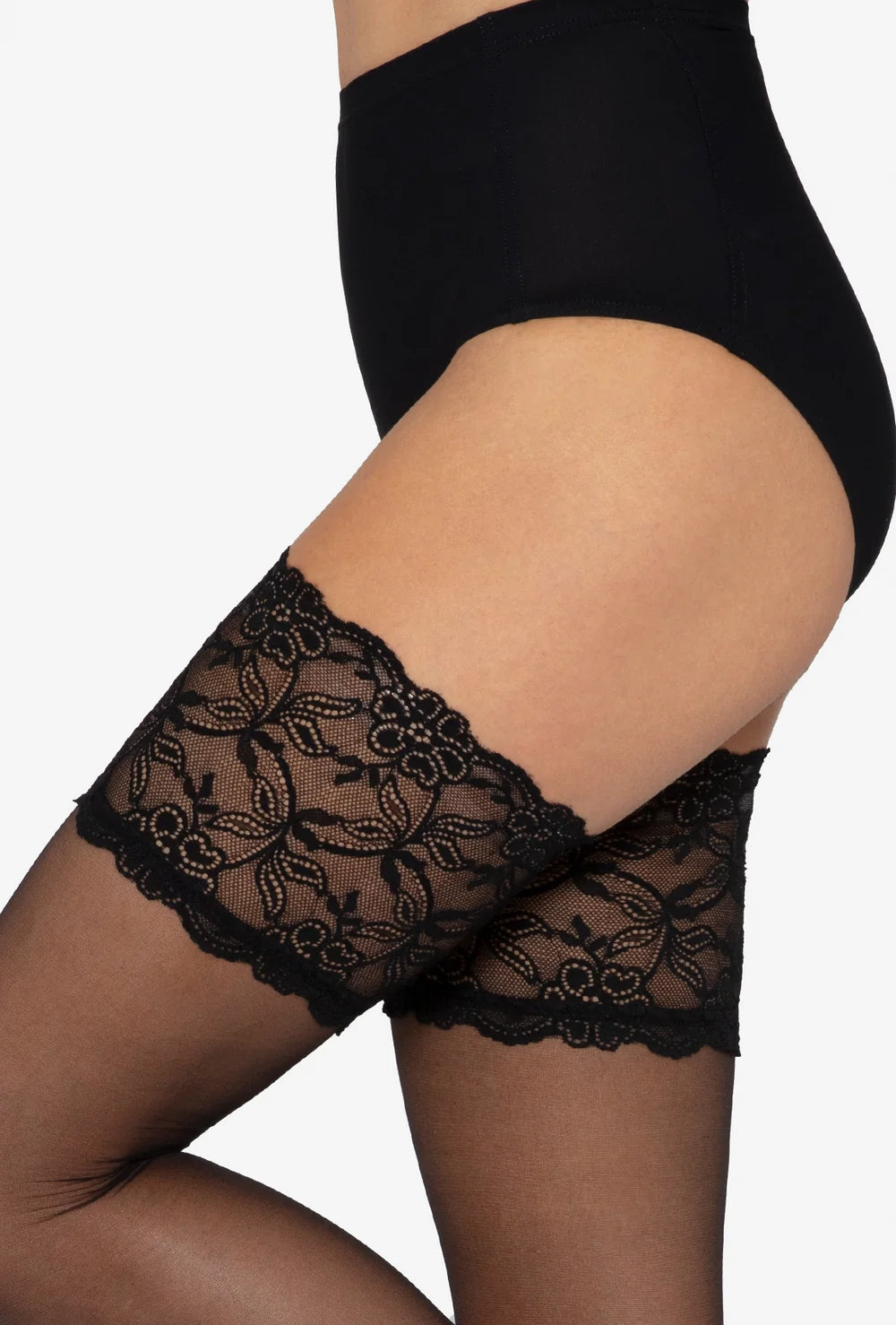 Koronkowe pończochy samonośne Michelle wz. 03 - Gatta