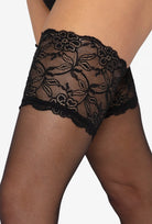 Koronkowe pończochy samonośne Michelle wz. 03