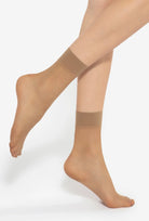 2-pak skarpetek rajstopowych Lycra