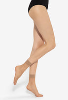 2-pak skarpetek rajstopowych Lycra