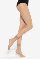 2-pak skarpetek rajstopowych Lycra