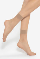 2-pak skarpetek rajstopowych Lycra