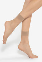 2-pak skarpetek rajstopowych Lycra