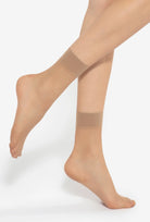 2-pak skarpetek rajstopowych Lycra