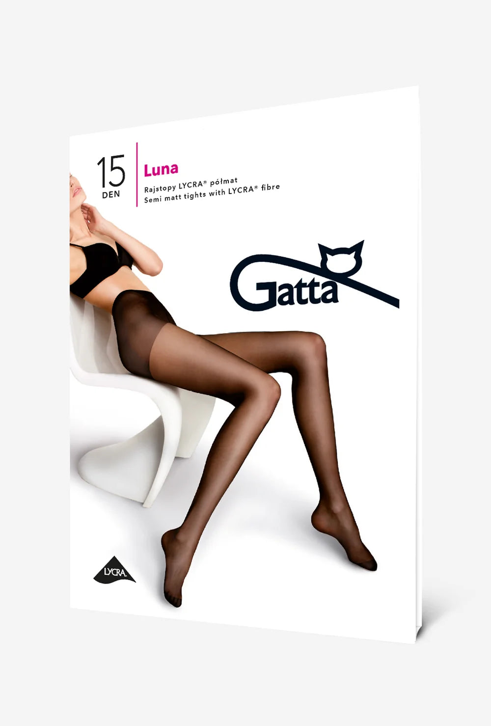 Klasyczne rajstopy damskie Luna 15 den - Gatta