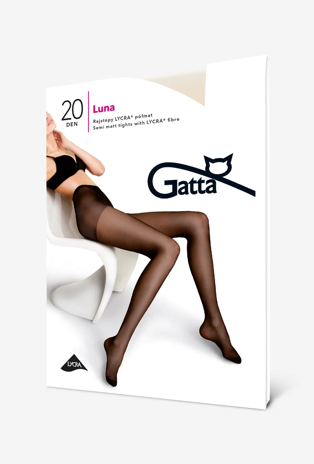 Klasyczne rajstopy damskie Luna 20 den - Gatta