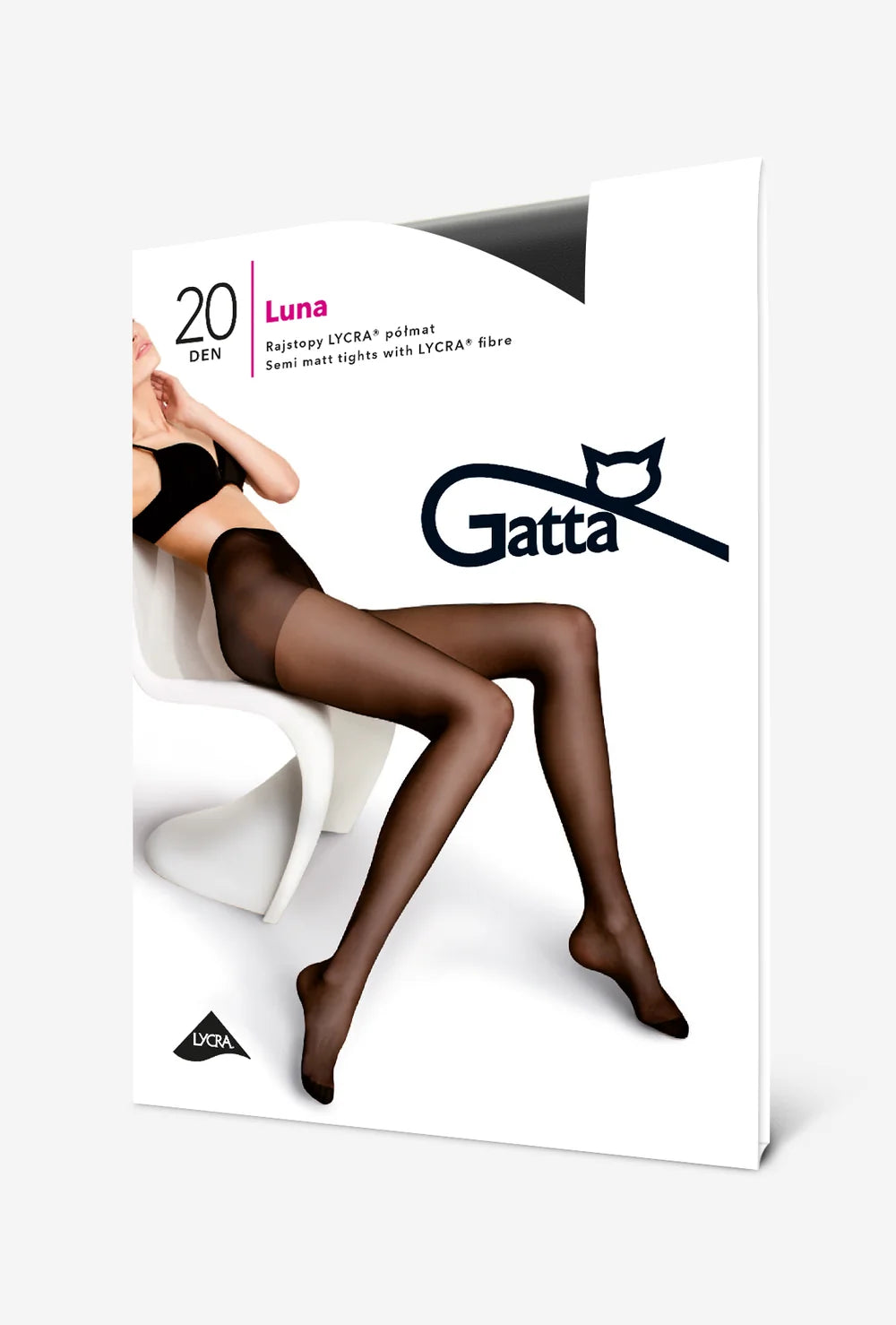 Klasyczne rajstopy damskie Luna 20 den - Gatta