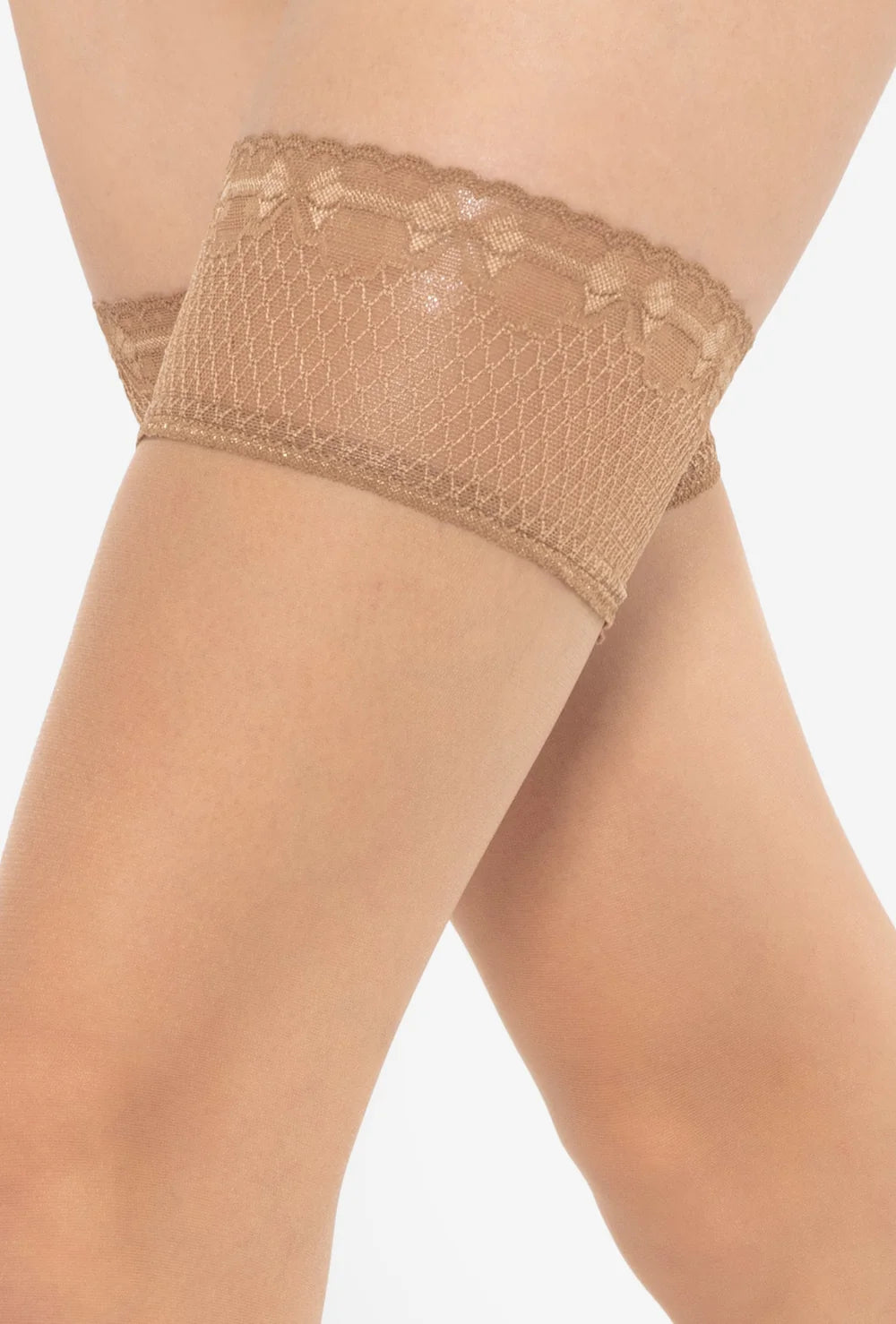 Koronkowe pończochy samonośne Michelle 8 den - Gatta