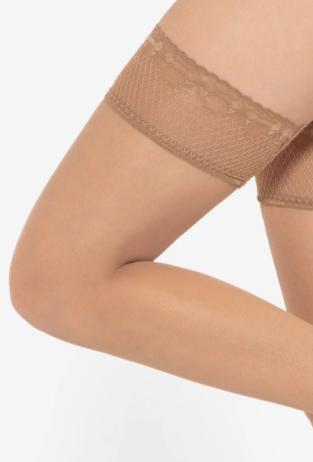 Koronkowe pończochy samonośne Michelle 8 den - Gatta