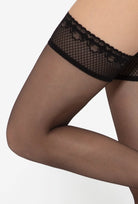 Koronkowe pończochy samonośne Michelle 8 den