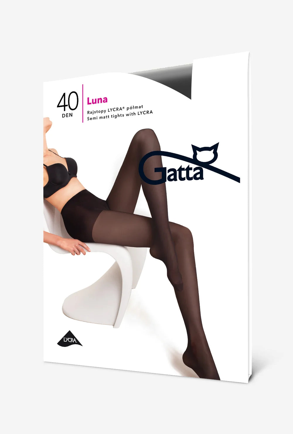 Klasyczne rajstopy damskie Luna 40 den - Gatta