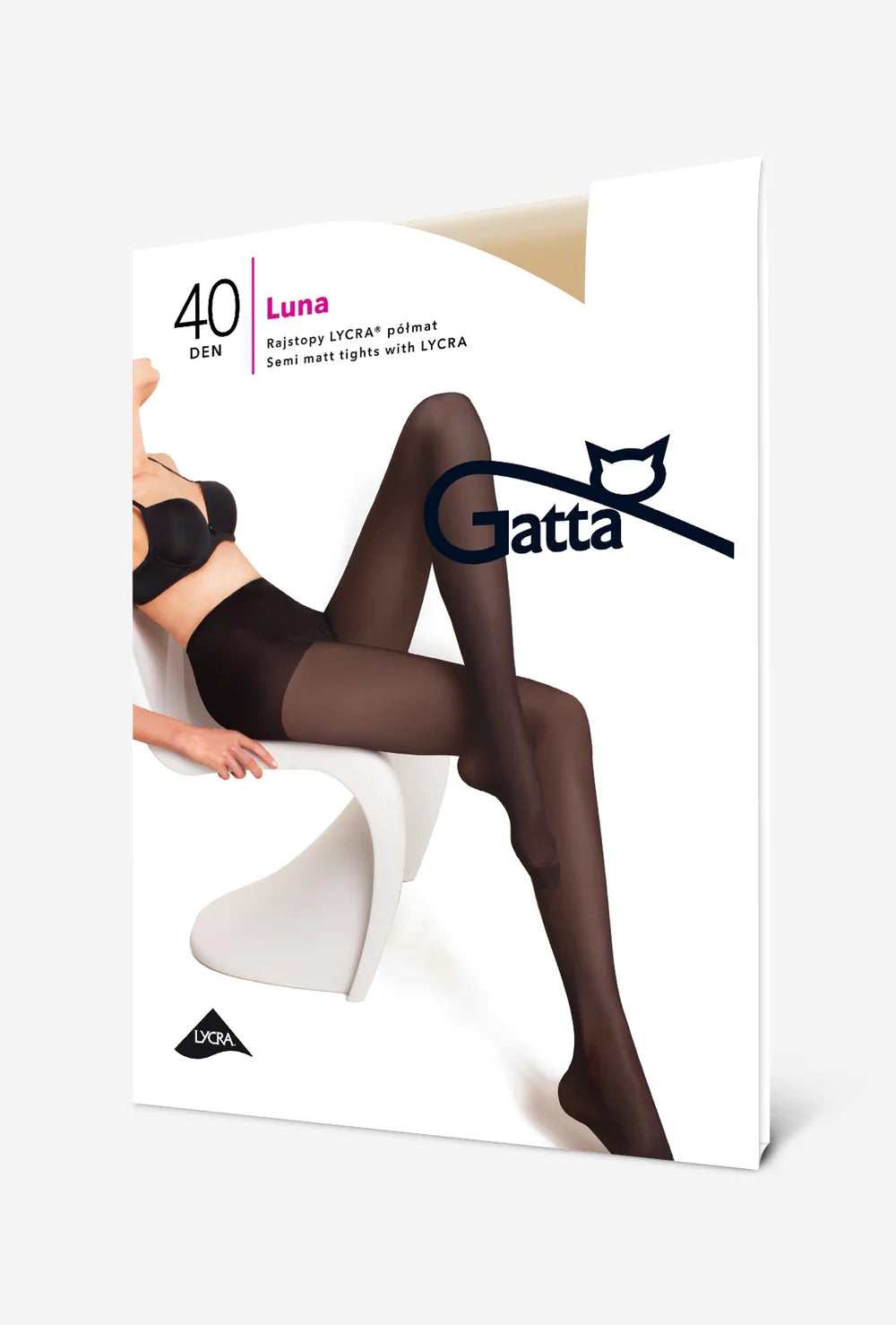 Klasyczne rajstopy damskie Luna 40 den - Gatta