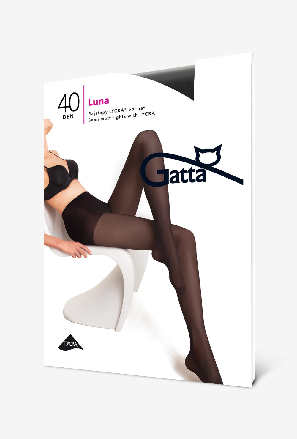 Klasyczne rajstopy damskie Luna 40 den - Gatta