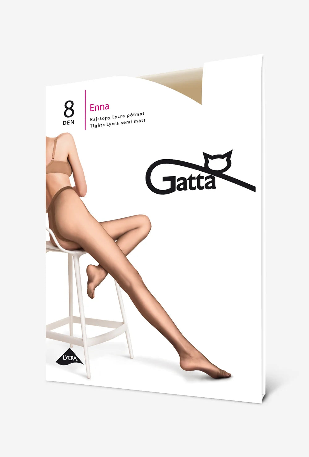 Klasyczne rajstopy damskie Enna 8 den - Gatta