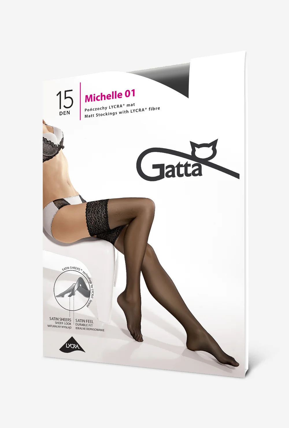 Pończochy koronkowe Michelle - Gatta