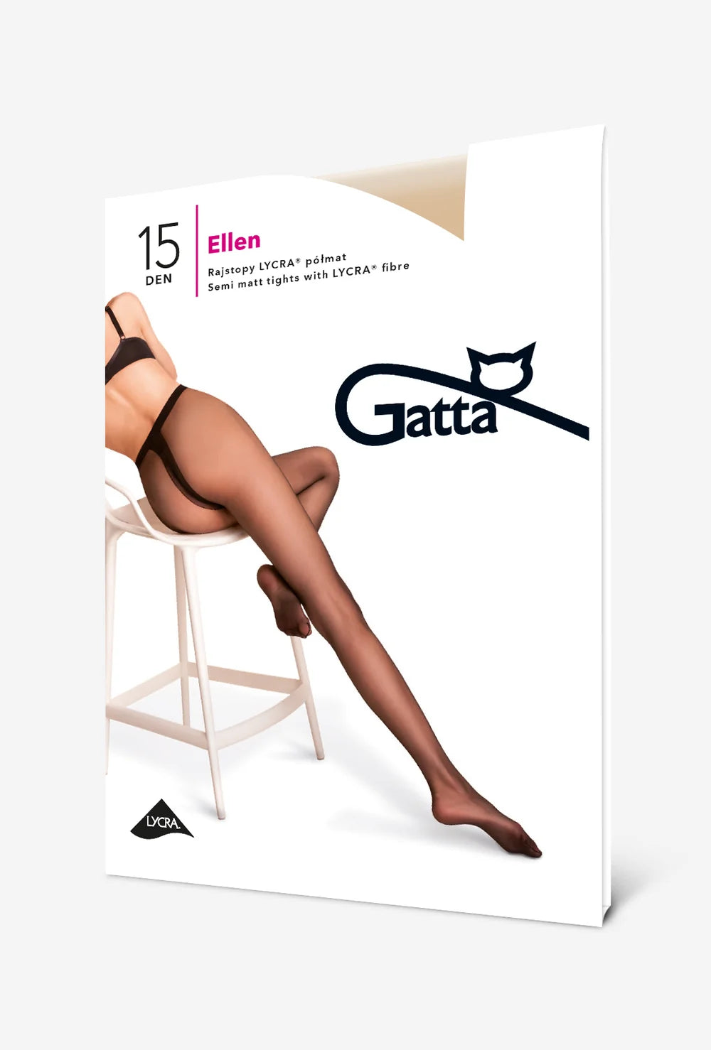 Klasyczne rajstopy damskie Ellen 15 den - Gatta