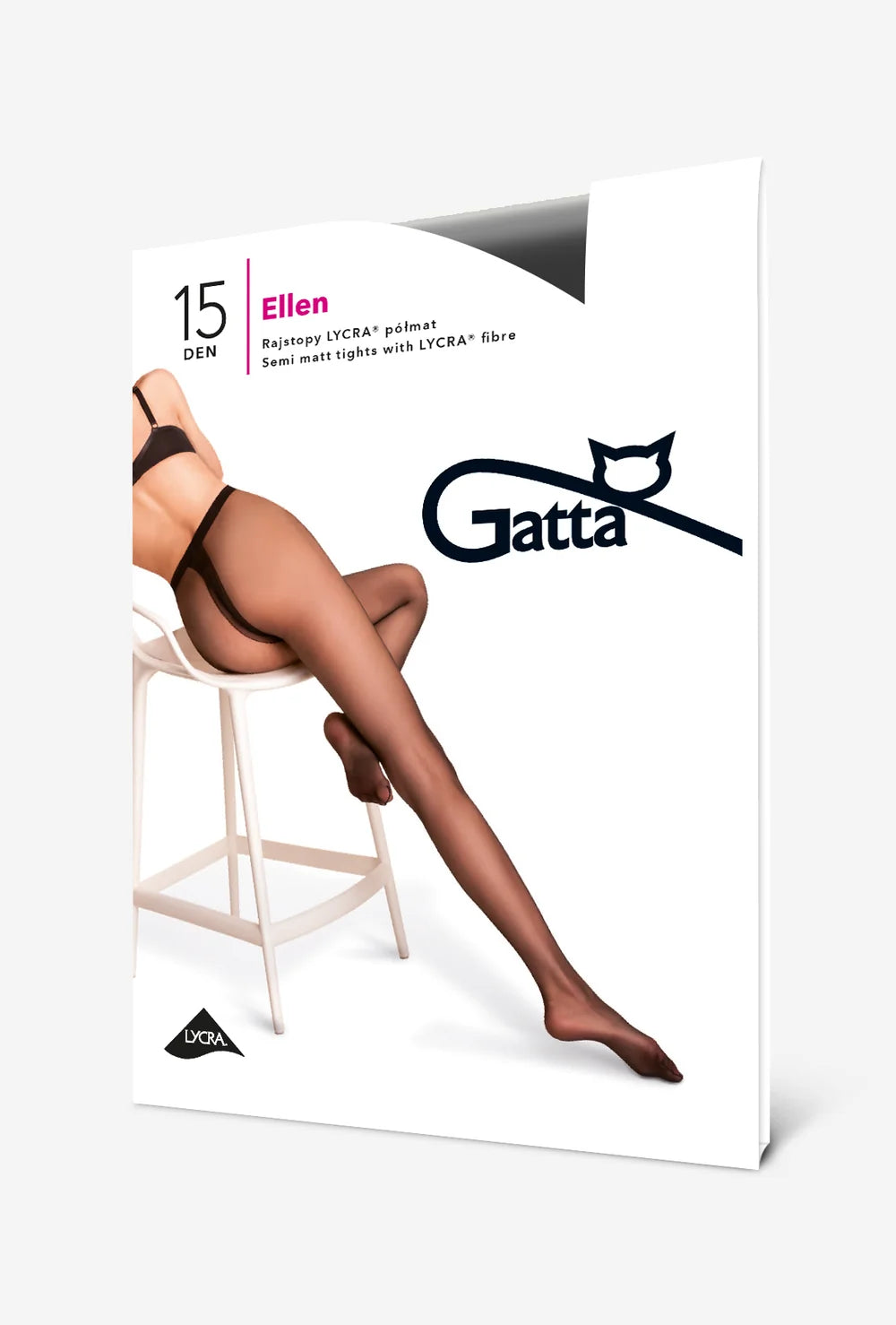 Klasyczne rajstopy damskie Ellen 15 den - Gatta