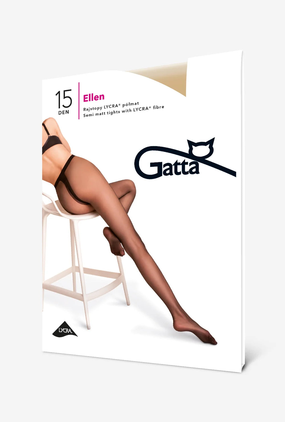 Klasyczne rajstopy damskie Ellen 15 den - Gatta