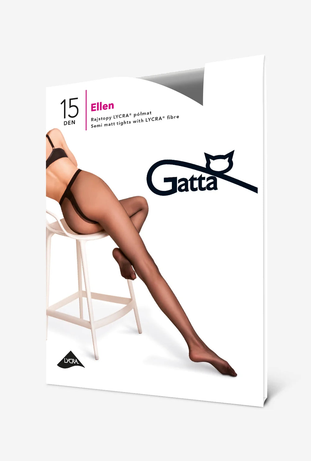 Klasyczne rajstopy damskie Ellen 15 den - Gatta