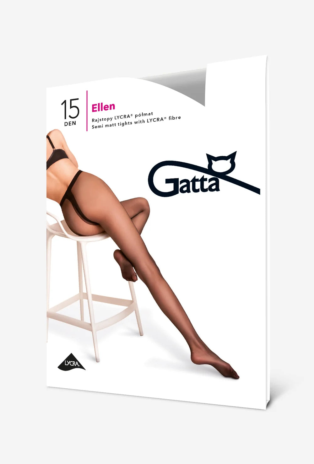 Klasyczne rajstopy damskie Ellen 15 den - Gatta