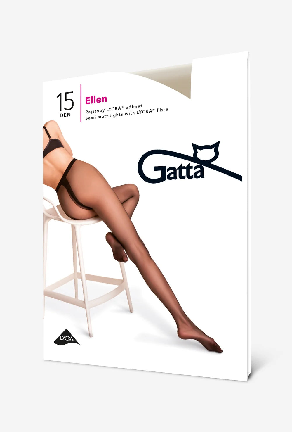 Klasyczne rajstopy damskie Ellen 15 den - Gatta