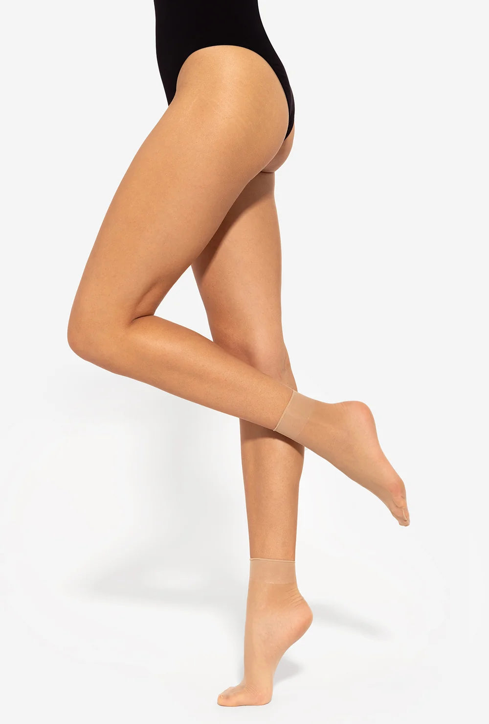 2-pak skarpetek rajstopowych z ekologicznej przędzy Q-eko 20 den - Gatta