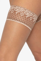 Koronkowe pończochy samonośne Fortissima