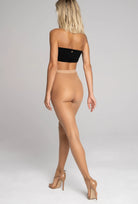 Gładkie beżowe rajstopy damskie Scarab z kolekcji Zień x Gatta