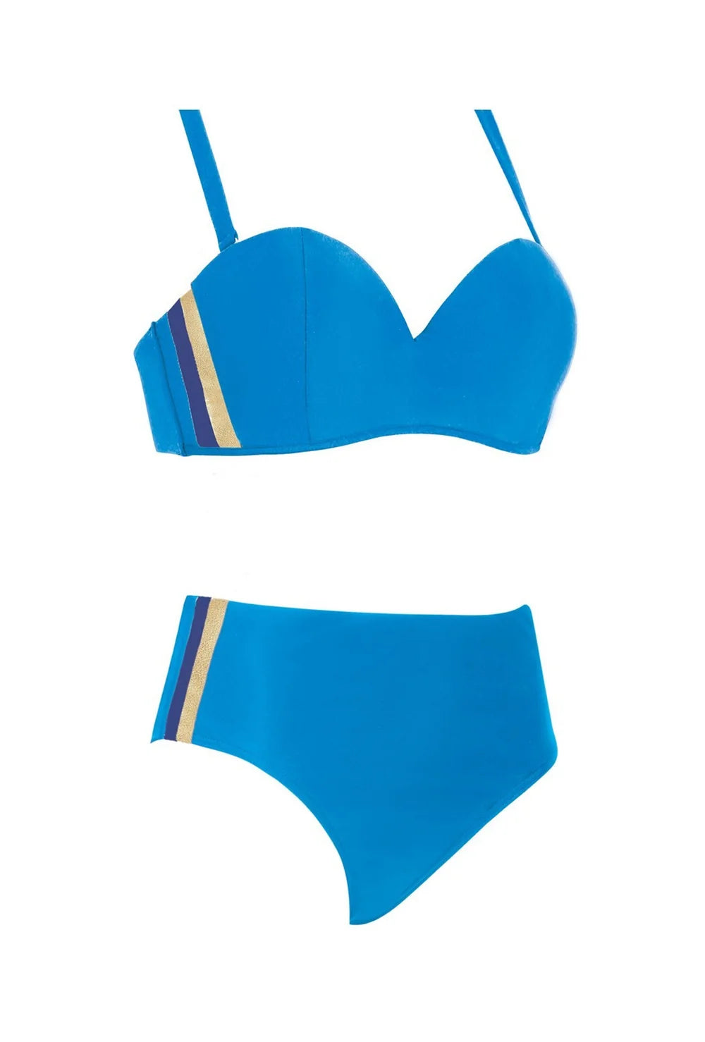 Dwuczęściowy strój kąpielowy (S730BK3) - Gatta